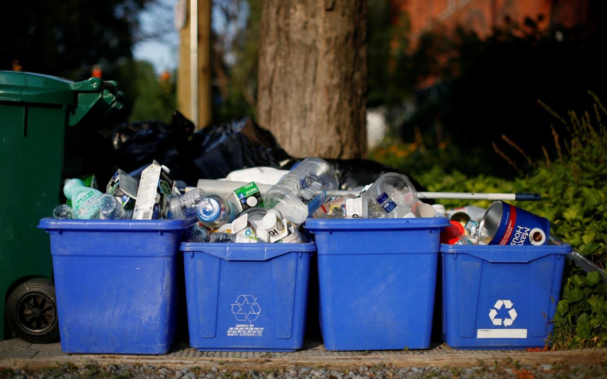 The new label would be in addition to existing recycling information - Chris Wattie/Reuters