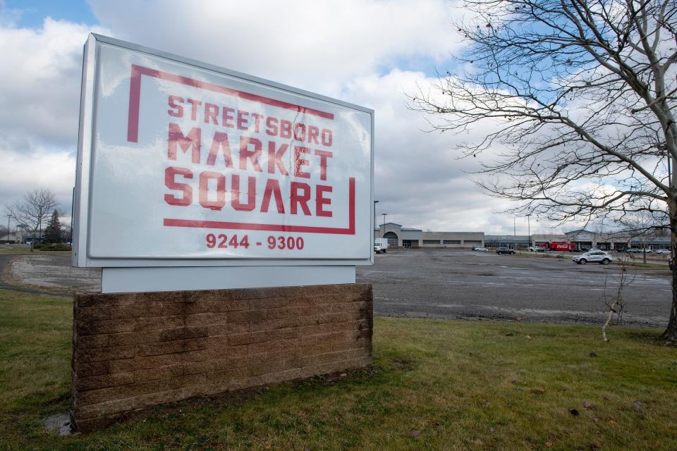 Streetsboro Market Square with available spaces for lease. The city has hired a consulting group to analyze Streetsboro's commercial and residential markets.