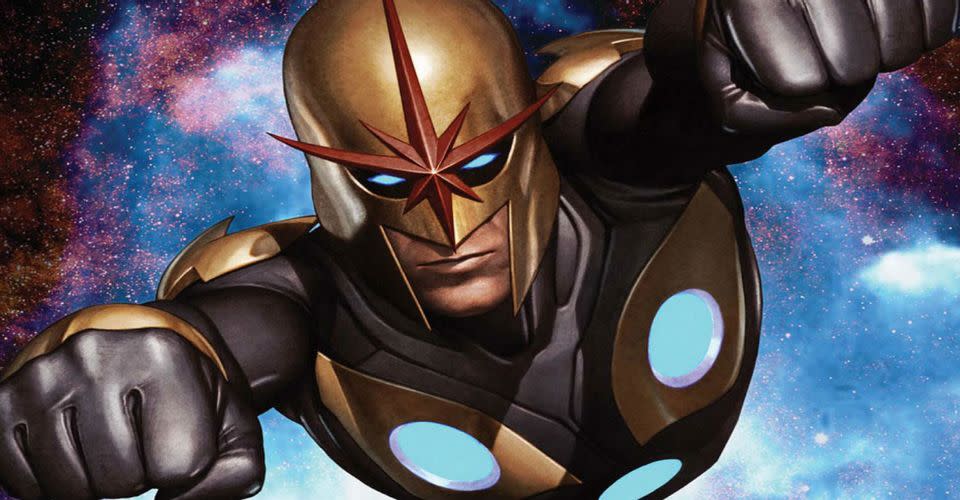 Marvel's cosmic hero, the man called Nova.