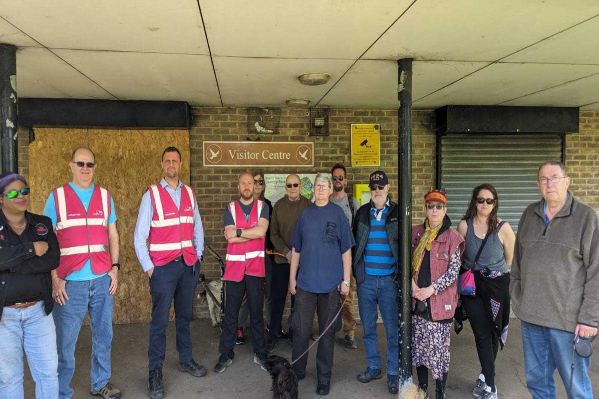 Campaigners said the centre was the 'heart' of the country park (Credit: Harrison Galliven)