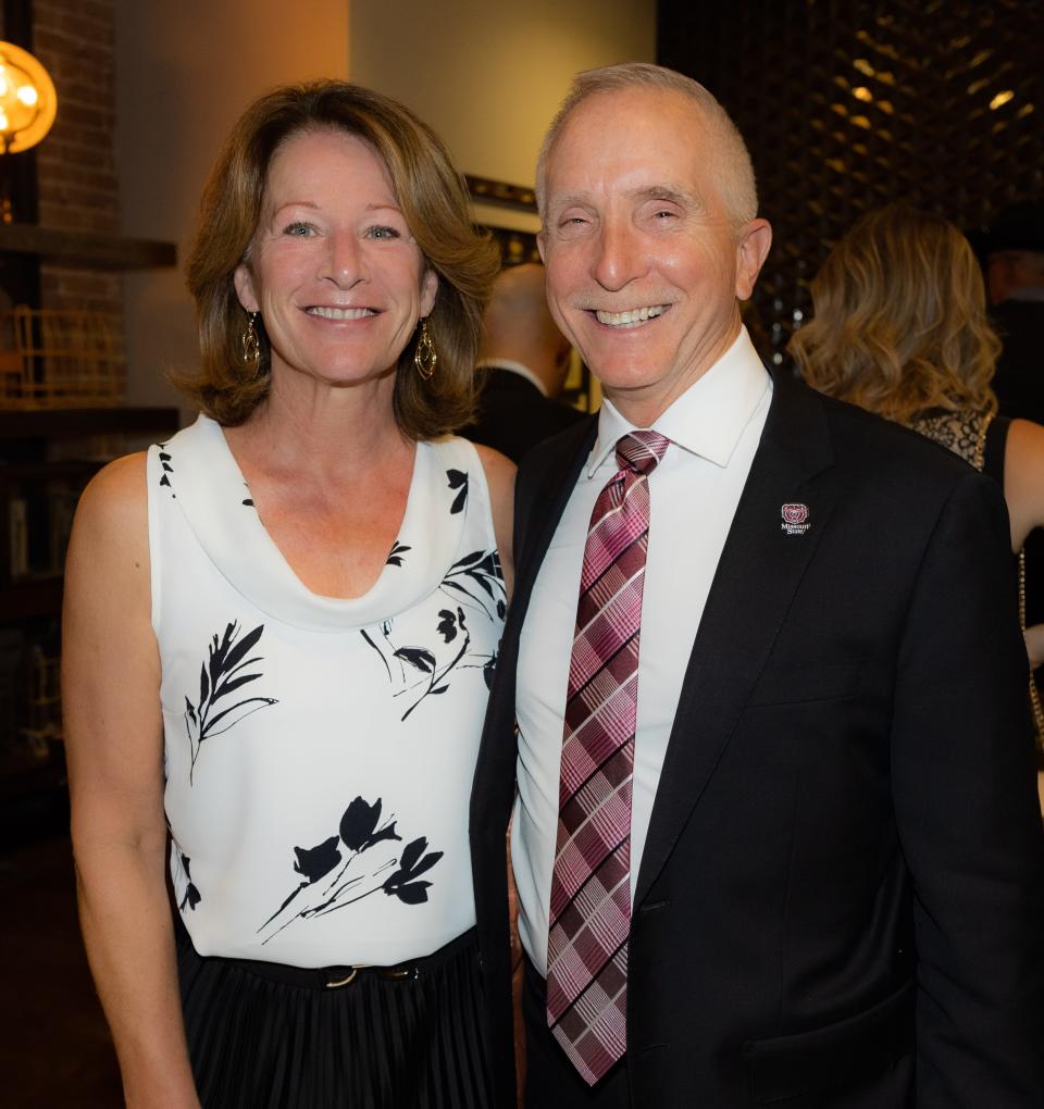 John and Denise Jasinski attend a Choral Gala in downtown Springfield in late September 2023.