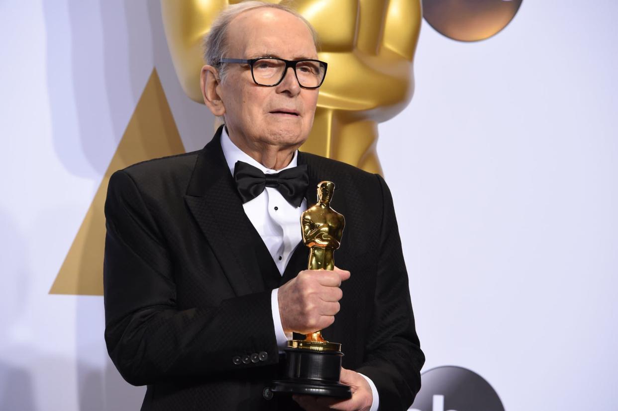 Le compositeur Ennio Morricone. - Robyn BECK / AFP