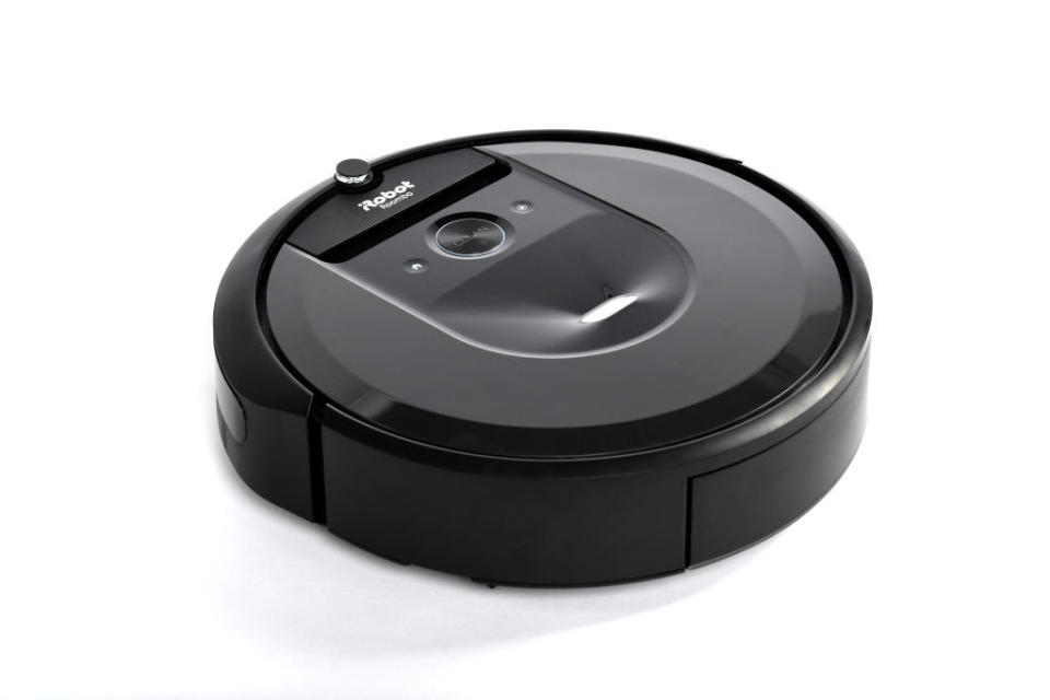 An iRobot floor vacuum