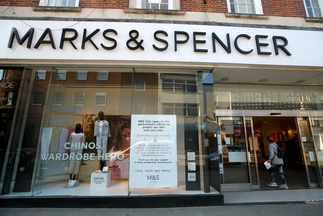 A Marks & Spencer store