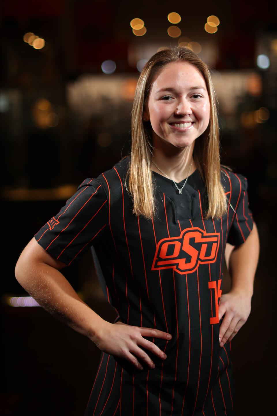 New Oklahoma State leadoff hitter Rachel Becker is batting .579 with a .673 on-base percentage through her first 14 games as a Cowgirl.