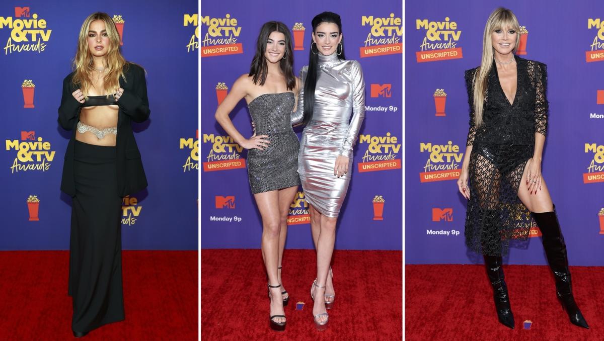 Los mejores looks sobre las dos alfombras rojas de los premios MTV 2021