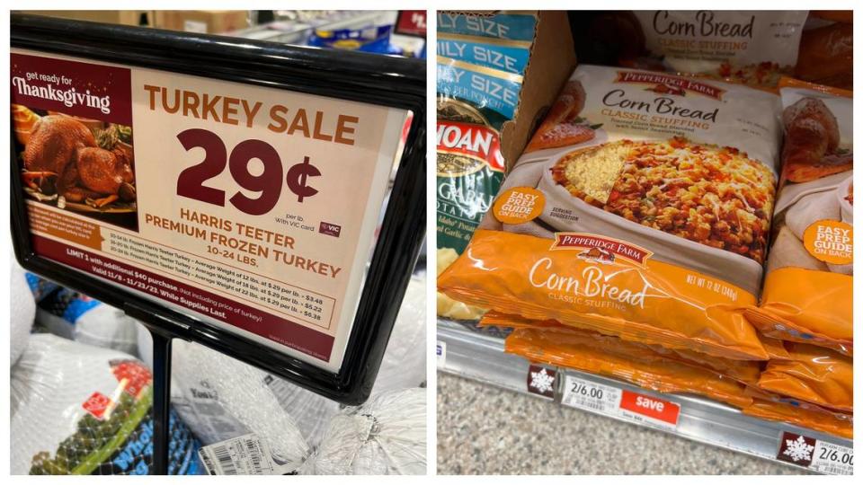 The lowest price we found for frozen turkeys was at Harris Teeter, which was offering the main course at 29 cents per pound. 