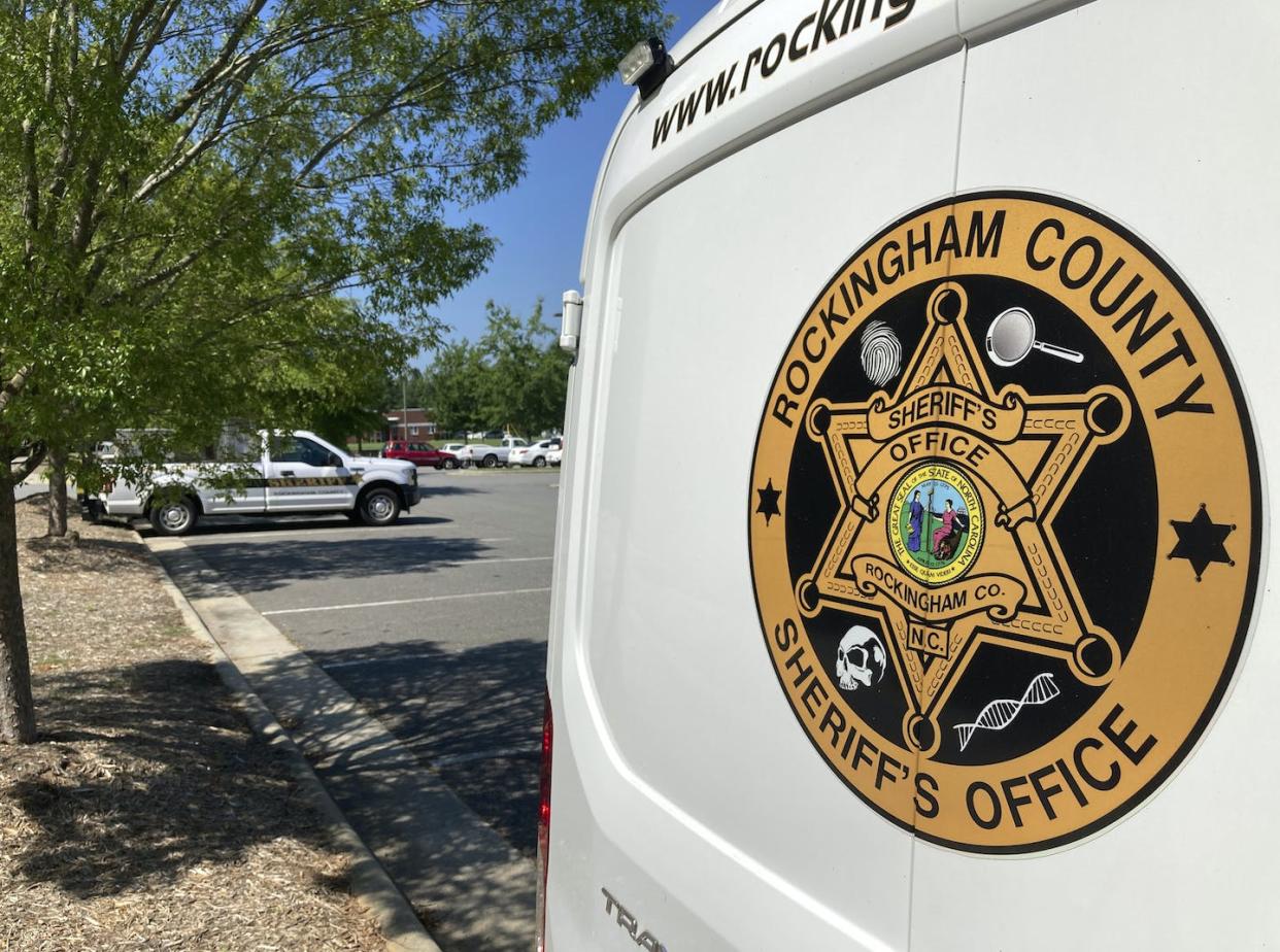 The Rockingham County Sheriff's Department in Wentworth, N.C., is among the law enforcement agencies the AP found using the Fog Reveal location tracking tool. <a href="https://newsroom.ap.org/detail/Investigation-Tracked-Fog-Reveal/45d5e3941cf24040a50d9e16e2b1efd2/photo" rel="nofollow noopener" target="_blank" data-ylk="slk:AP Photo/Allen G. Breed;elm:context_link;itc:0;sec:content-canvas" class="link ">AP Photo/Allen G. Breed</a>