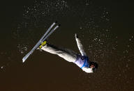 <p>SIERRA NEVADA, SPAIN – MARCH 10: Danielle Scott of Australia competes during the Women’s Aerials Final on day three of the FIS Freestyle Ski and Snowboard World Championships 2017. (Getty Images) </p>