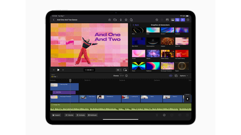 iPad 2024 | iPad 版 Final Cut Pro 2 上線，帶來「Live Multicam」功能。