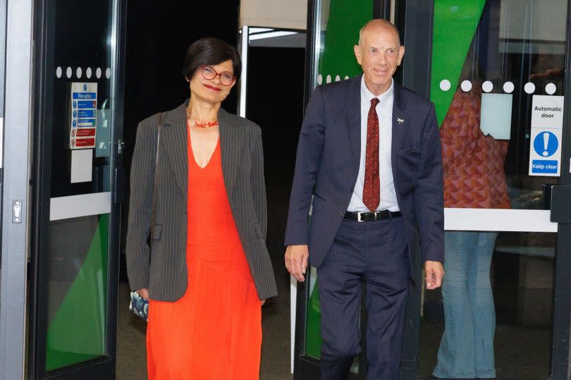 Thangam Debbonaire, the Labour MP for Bristol West from 2015 to 2024, arrives at the General Election count on July 5, 2024.