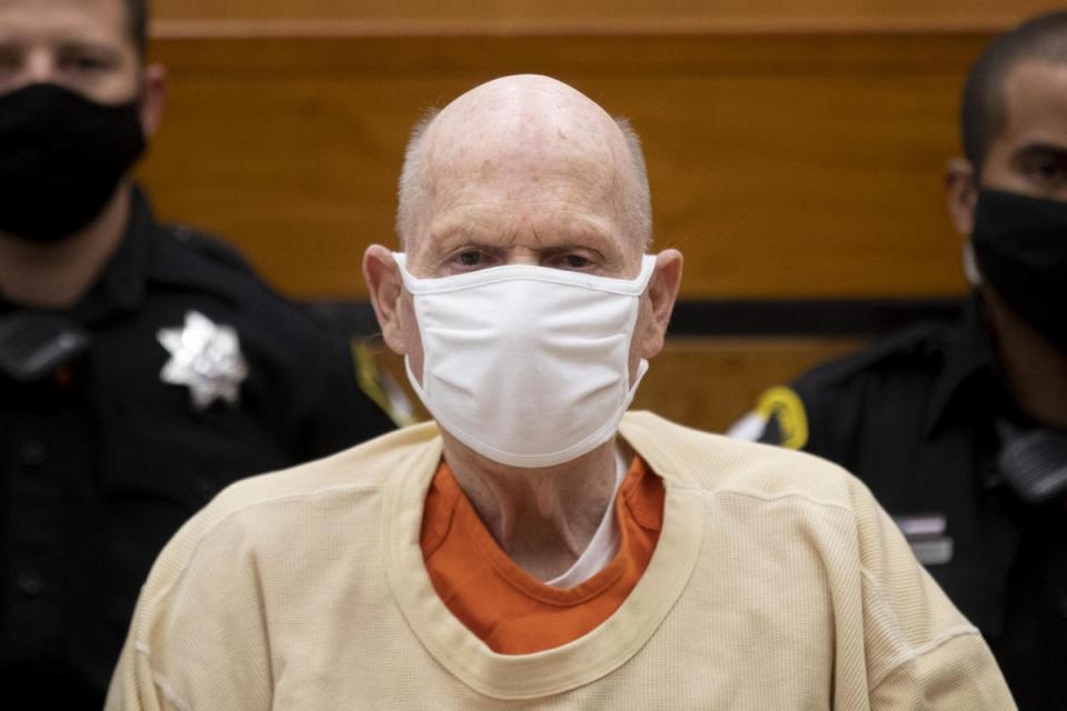 Joseph DeAngelo was convicted in the US after police used the DNA technique  (AFP via Getty Images)