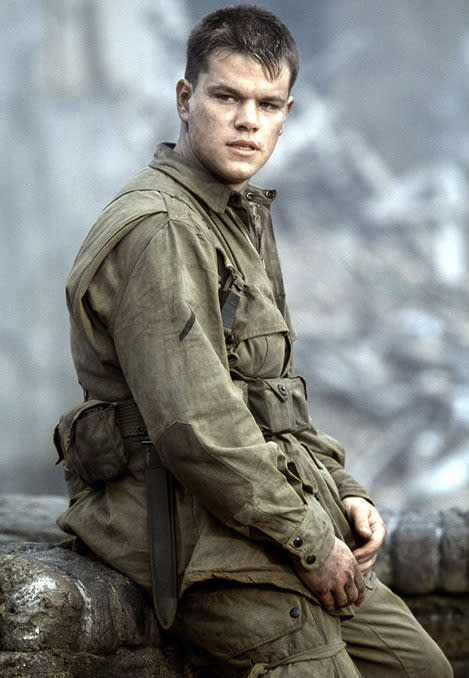 Matt Damon in "Saving Private Ryan"