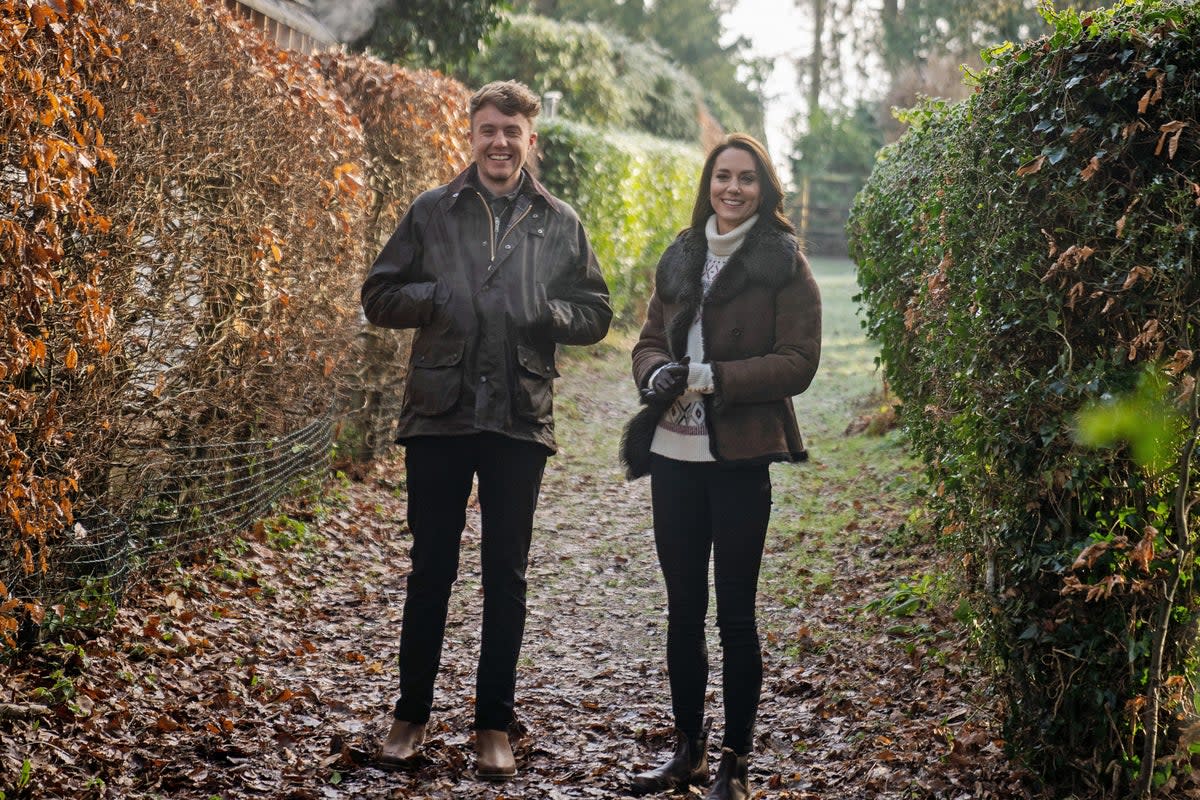 The Princess of Wales with radio presenter Roman Kemp (Kensington Palace/PA) (PA Media)