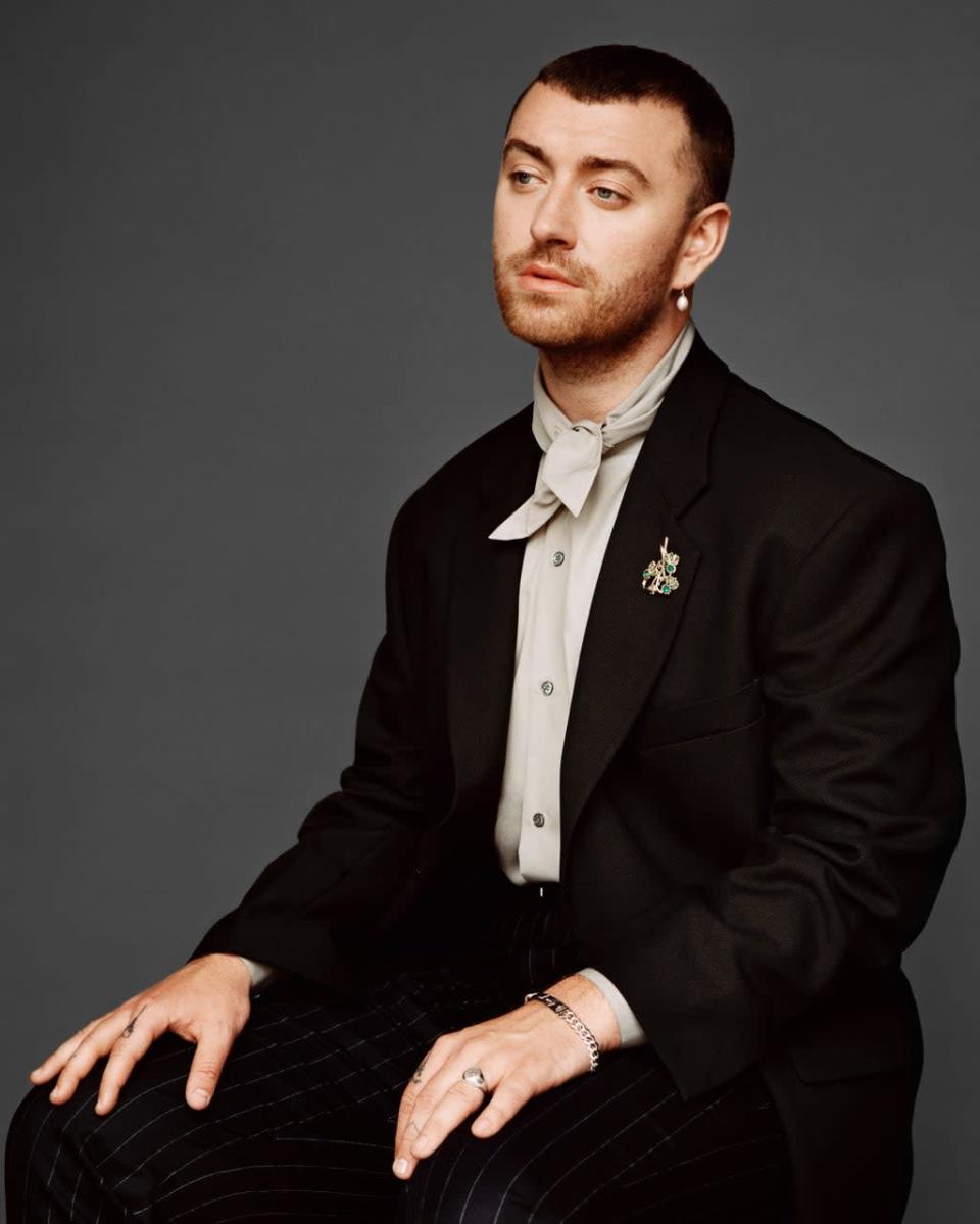 Sam Smith photographed by Alasdair McLellan, Hertfordshire, June 16, 2020 (Alasdair McLellan)