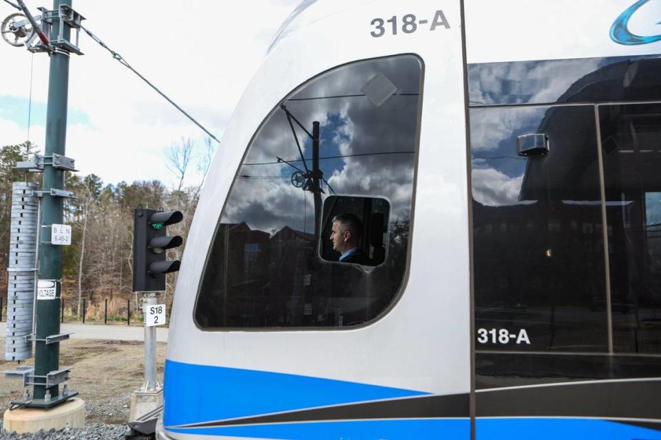 Charlotte City Council members discussed how to work through hurdles to their transportation plan at their annual retreat in Winston-Salem on Wednesday. The plan would impact transit around the region, including CATS light rail. Melissa Melvin-Rodriguez/mrodriguez@charlotteobserver.com