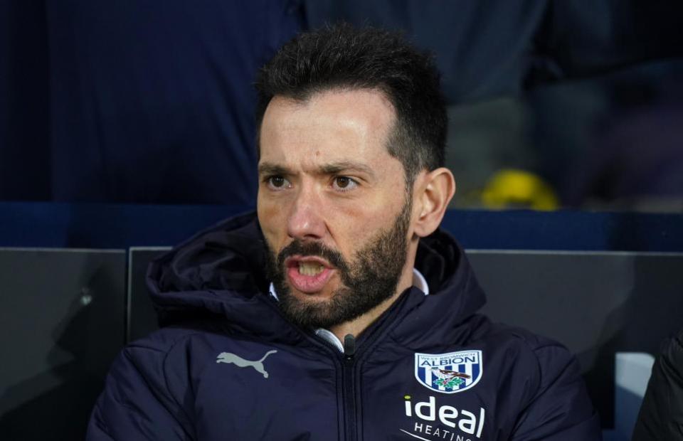 Daily Echo: West Brom manager Carlos Corberan