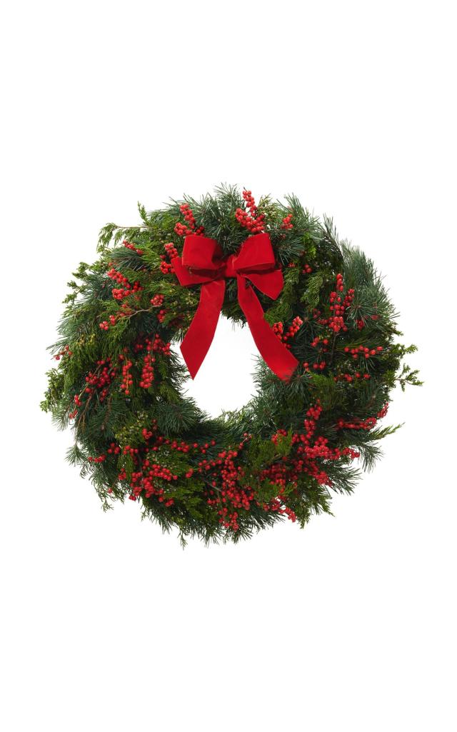 Creekside Farms Handmade Dried Olive Branch Wreath, Fresh Olive