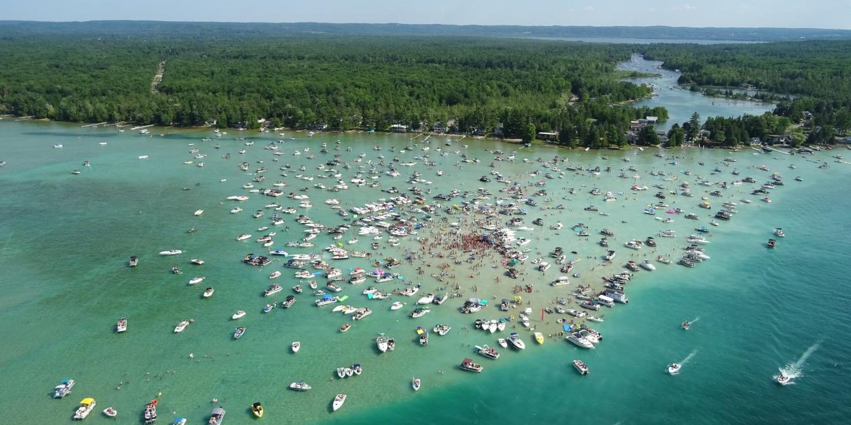 Michigan's Torch Lake over July 4 weekend.