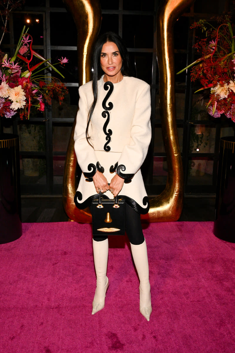 Demi Moore at the Schiaparelli and Neiman Marcus Cocktail Event on Oct. 12 in Los Angeles.