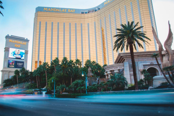 The Mandalay Bay Hotel marks the start of the Las Vegas strip. Photo: Mandala Bay