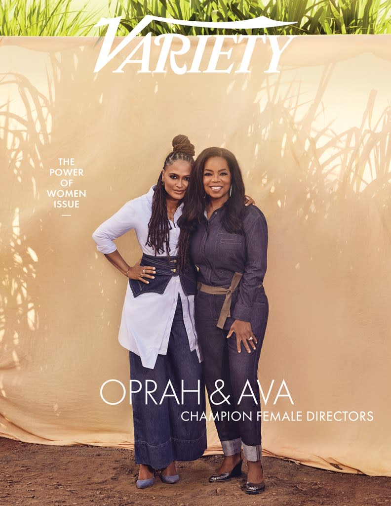 Ava Duvernay and Oprah Winfrey Variety Power of Women Cover