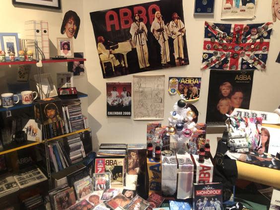 Winner takes it all: the recreated Abba room of Andrew Boardman (Simon Calder)