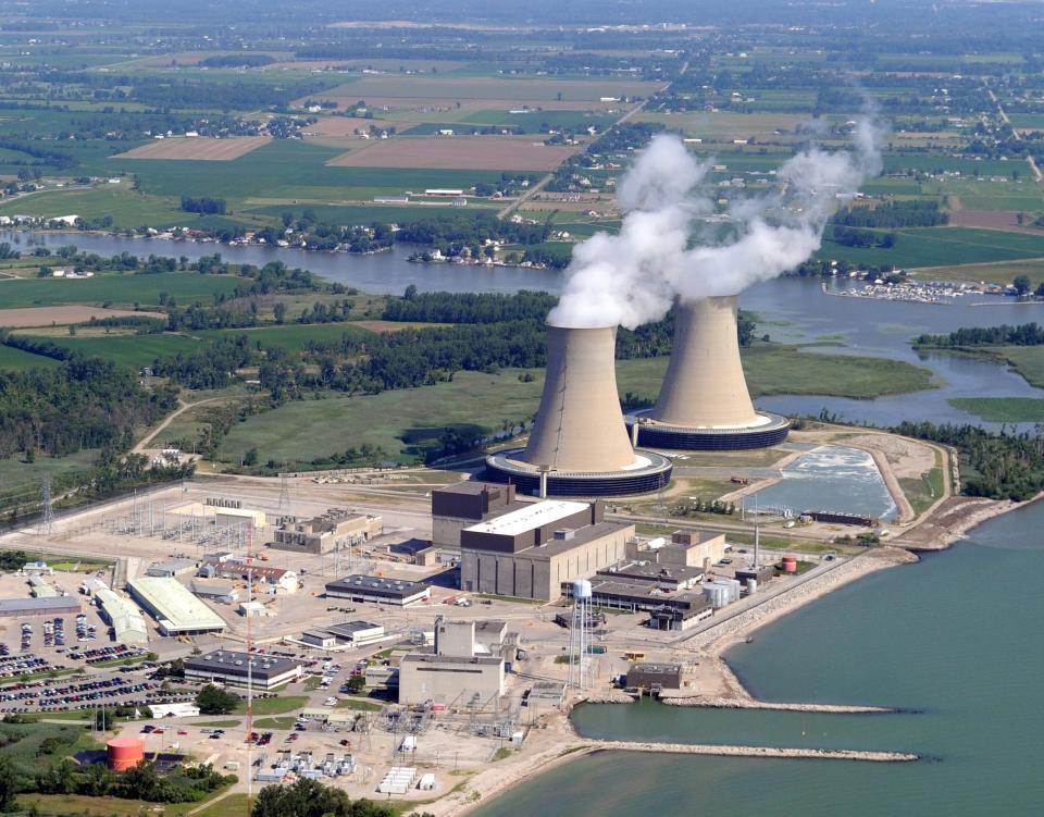 The Fermi 2 nuclear power plant.