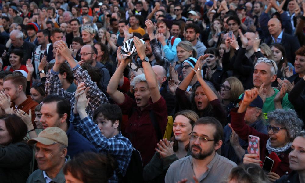 A Momentum rally in Brighton