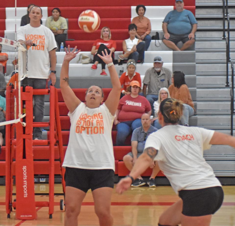 Coldwater Volleyball held Orange Night, a fundraiser for leukemia research spearheaded by JV player Braylinn Austin. The night involved raffles, a bake sale, and a pair of scrimmages, including an Alumni versus Varsity showdown