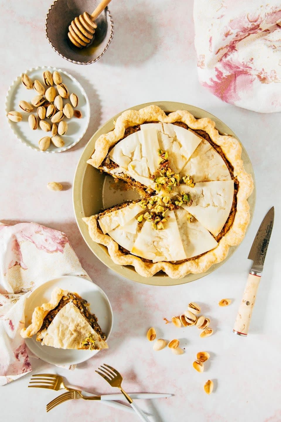 easter pie recipes pistachio honey