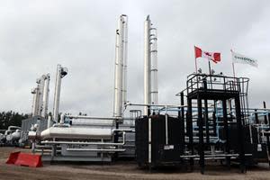 Cenovus’s Wolf Lake Natural Gas Plant in the Deep Basin in west central Alberta.