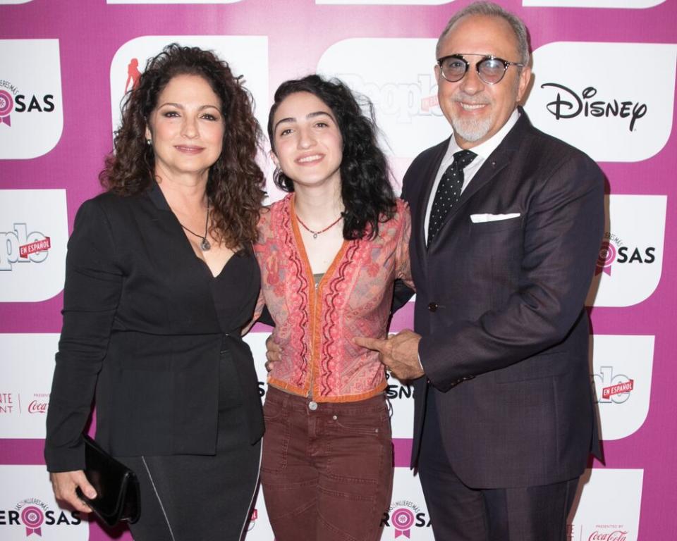 Gloria Estefan, Emily Estefan and Emilio Estefan | (Photo by John Parra/Getty Images)