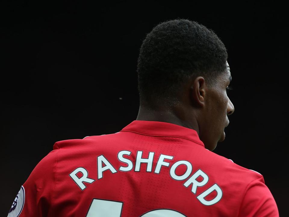 Marcus Rashford was replaced by Anthony Martial on Saturday after failing to make an impact on the game: Man Utd via Getty Images