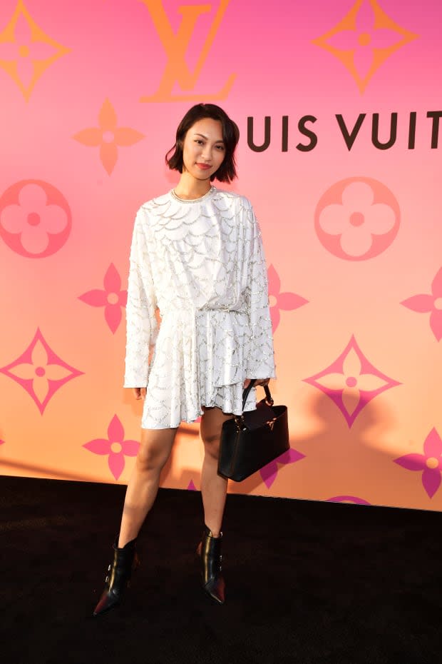 Fan at a Beverly Hills Louis Vuitton event in June. Photo: Matt Winkelmeyer/Getty Images for Louis Vuitton