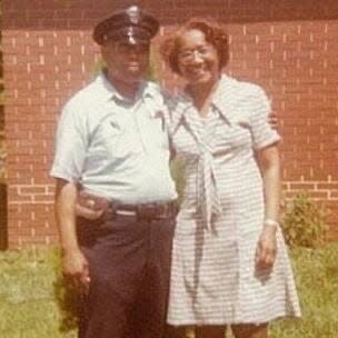 Annie and Joseph Ash on Annie's retirement day in 1994 - the first Black R.N at FSU Annie served Tallahassee as a nurse for 43 years