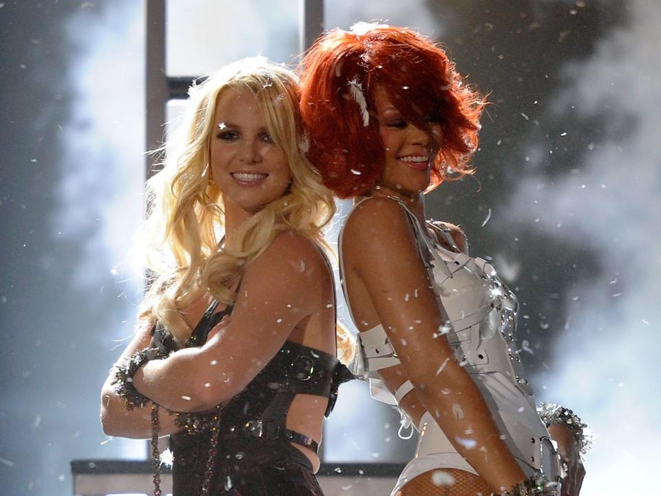 britney spears rihanna billboard music