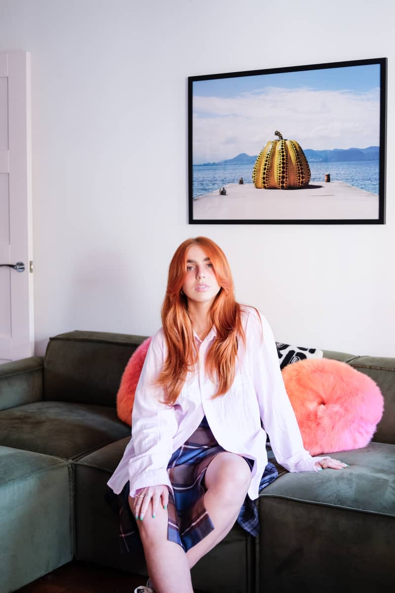<span>"I used to work at GANNI as a stylist so I think the Scandi world influenced my space a lot as well as my lovely father who was an antiques dealer and had the craziest pieces in our family home," she writes. Credit: <a href="https://www.apartmenttherapy.com/authors/viv-yapp" rel="nofollow noopener" target="_blank" data-ylk="slk:Viv Yapp;elm:context_link;itc:0;sec:content-canvas" class="link ">Viv Yapp</a></span> <span class="copyright">Credit: <a href="https://www.apartmenttherapy.com/authors/viv-yapp" rel="nofollow noopener" target="_blank" data-ylk="slk:Viv Yapp;elm:context_link;itc:0;sec:content-canvas" class="link ">Viv Yapp</a></span>