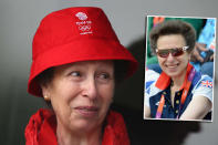 Prinzessin Anne – die Tochter der Queen und Mitglied des Internationalen Olympischen Komitees (IOC) – glänzte wahlweise mit flottem Kopfschmuck oder cooler Sonnenbrille. (Bilder: Getty Images)