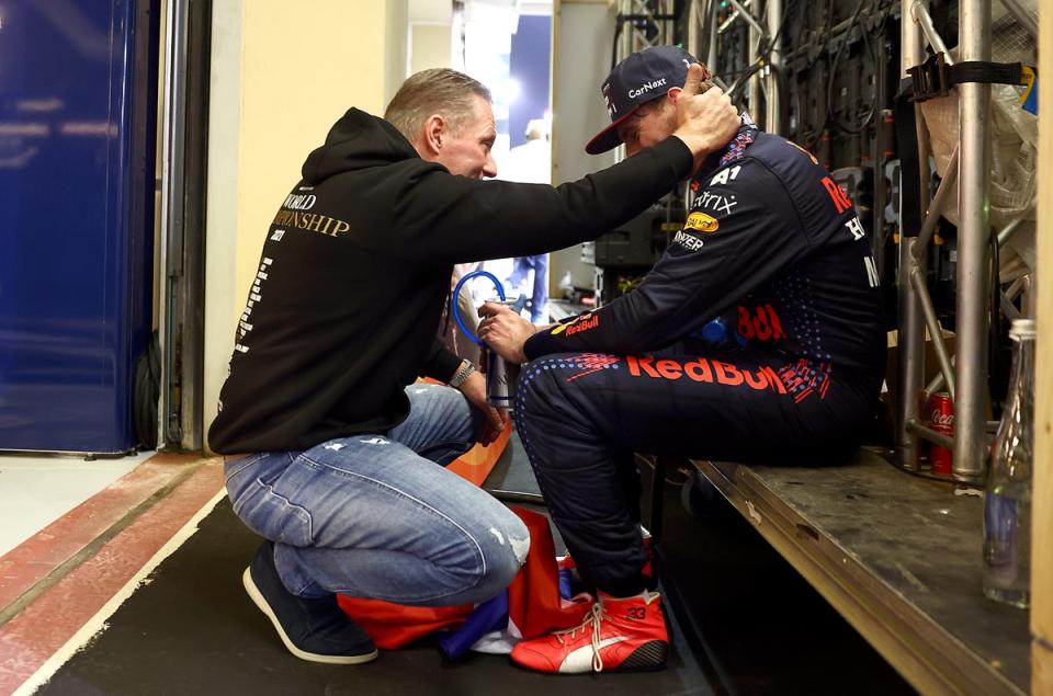 A dream fulfilled for Verstappen and his father, Jos (Getty)