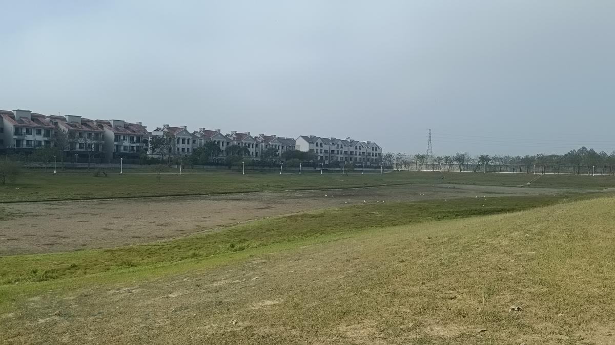 Drought is severe, Nanke Liantan flood detention “the first row by the lake” has turned into a grassland again