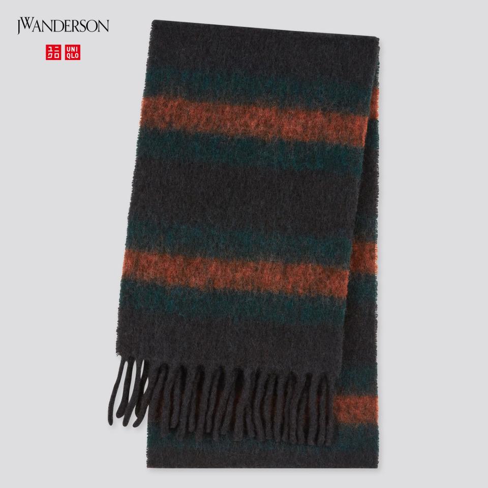 BRUSHED WOOL-BLEND SCARF (JW ANDERSON)