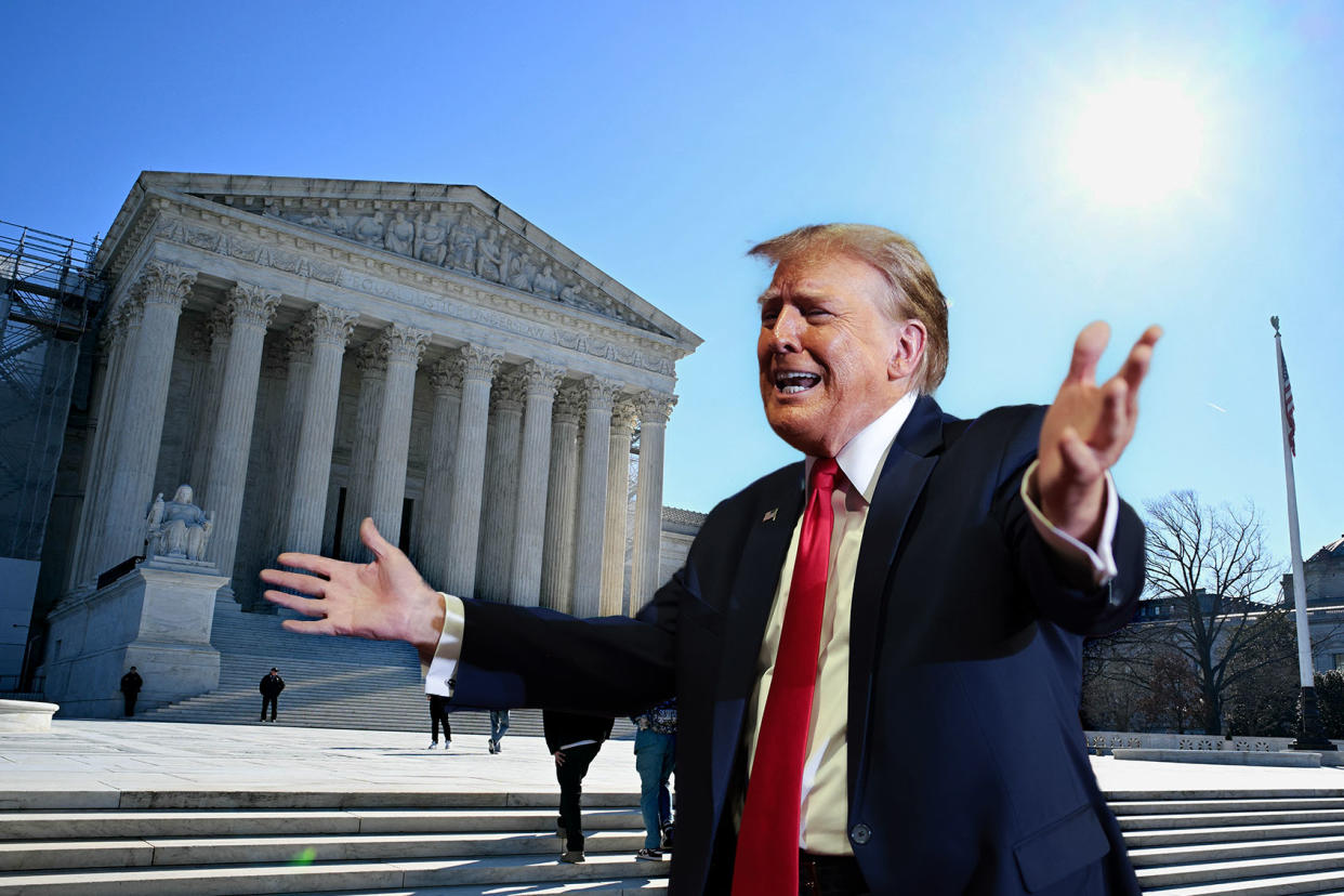 Donald Trump; Supreme Court Photo illustration by Salon/Getty Images