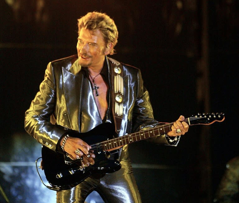 Johnny Hallyday, widely revered in France, died aged 74 on Wednesday after a battle with lung cancer