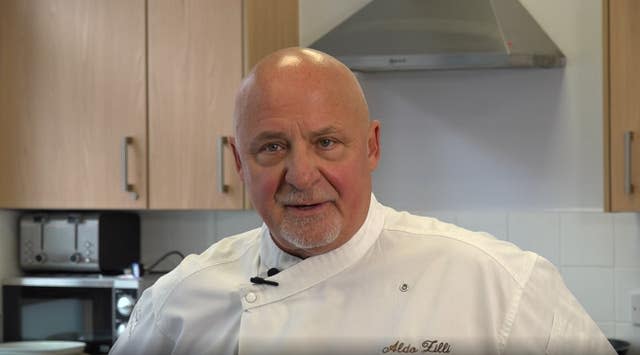 Celebrity chef and Centrepoint ambassador, Aldo Zilli who visited Centrepoint’s Dean St centre in Soho