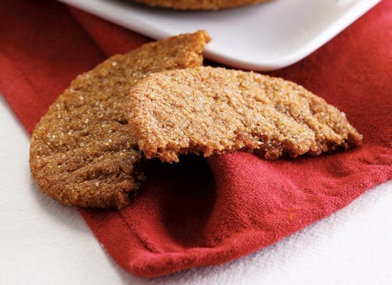 Taking just 10 to 12 minutes in the oven, these spicy ginger cookies will be ready before you know it. They're slightly soft and chewy.    <strong>Get the <a href="http://www.huffingtonpost.com/2011/10/27/ginger-crinkle-cookies_n_1061624.html" target="_hplink">Ginger Crinkle Cookies </a>recipe</strong>