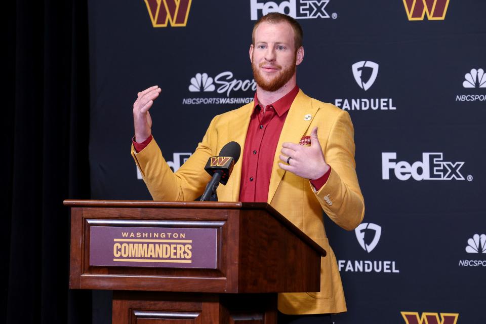 Carson Wentz's return to Indianapolis to play the Colts as the quarterback of the Washington Commanders will be one of the more intriguing matchups of the 2022 season.