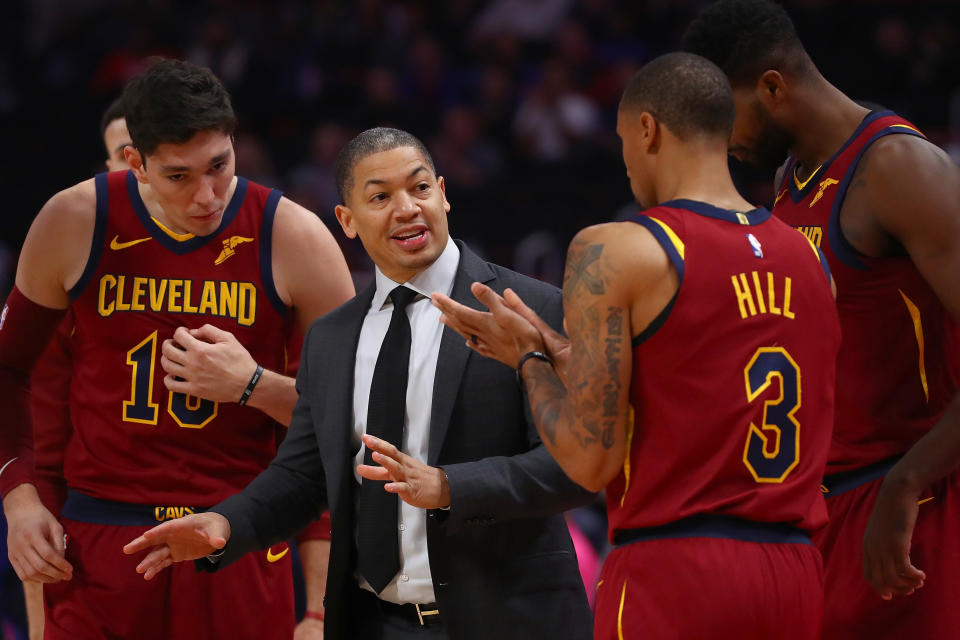 Tyronn Lue is back in basketball after being fired by the Cavaliers. (Getty Images)