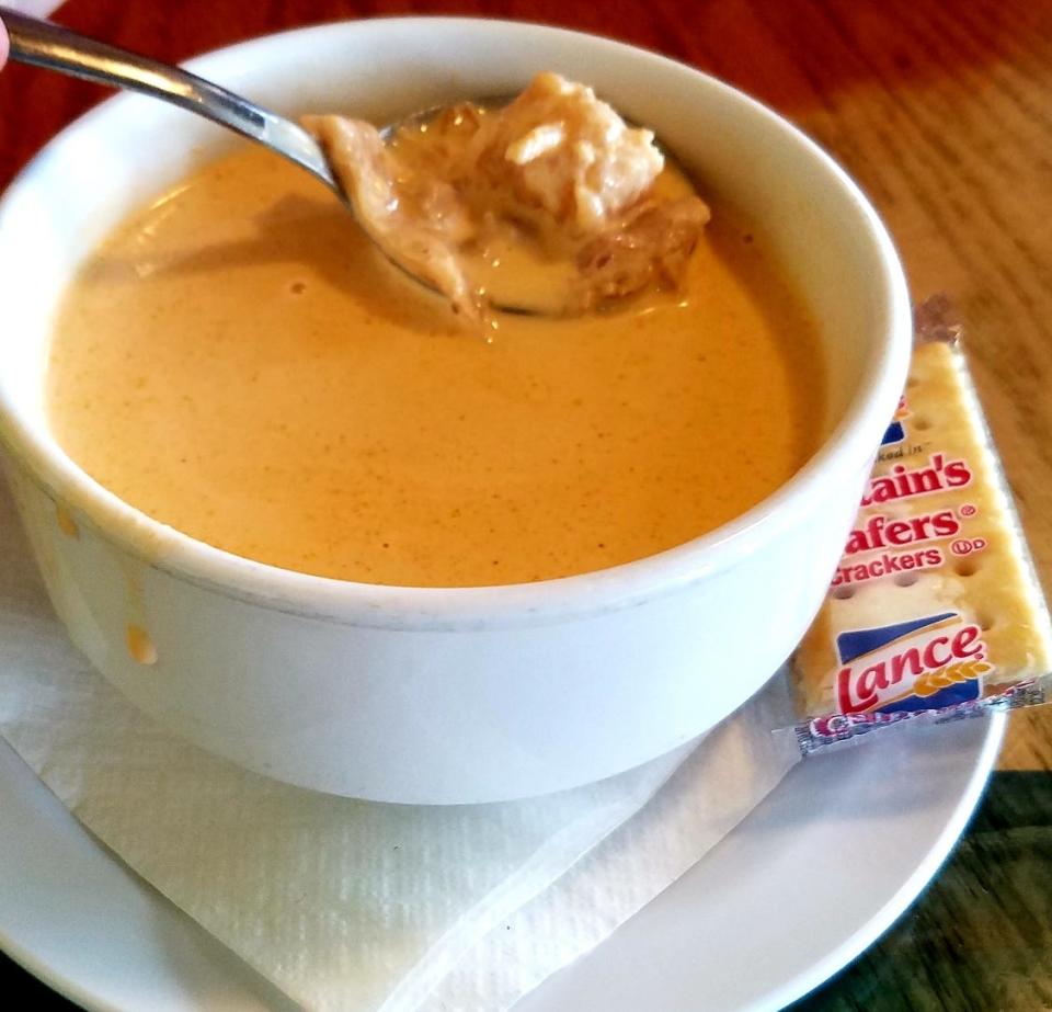 Lobster bisque.