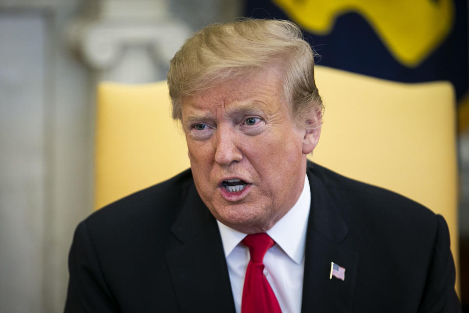 Donald Trump is unhappy with how the Jussie Smollett case played out. (Photo: Al Drago/Bloomberg via Getty Images)